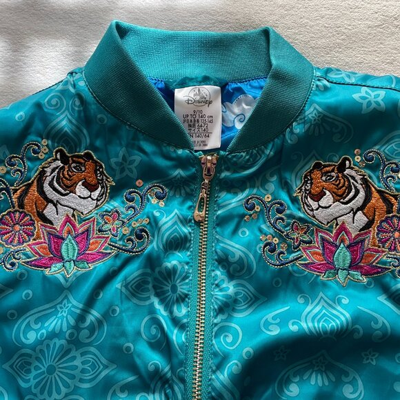 Kids size 9/10, Disney Rajah, from Aladdin “Jasmine” Bomber Jacket - Picture 2 of 12